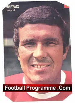 Liverpool Ron Yeats Signed Picture 1971