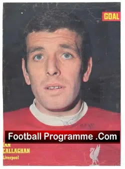Liverpool Ian Callaghan Signed Picture 1971
