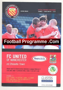 FC United Of Manchester v Cheadle Town 2006 – 1st Season