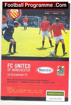 FC United Of Manchester v Eccleshall 2005 – 1st Season