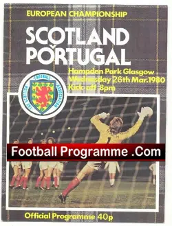 Scotland v Portugal 1980 - International Match
