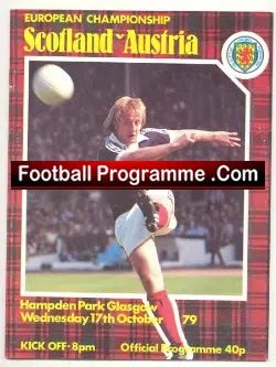 Scotland v Austria 1979 - Glasgow