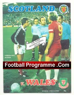Scotland v Wales 1978