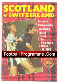 Scotland v Switzerland 1983