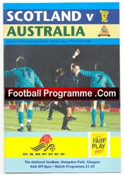 Scotland v Australia 1996