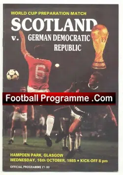 Scotland v Germany 1985