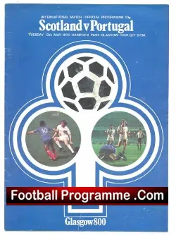 Scotland v Portugal 1975
