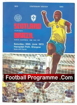 Scotland v Brazil 1973