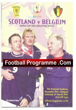 Scotland v Belgium 2002