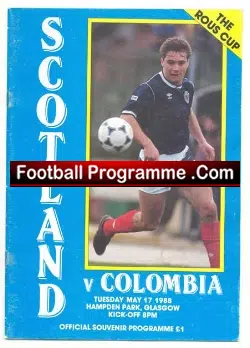 Scotland v Columbia 1988