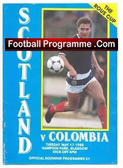 Scotland v Columbia 1988 - Glasgow
