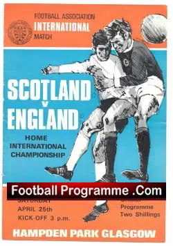 Scotland v England 1970s