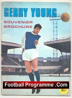 Gerry Young Testimonial Benefit Match Sheffield Wednesday 1960s