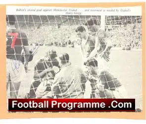 Manchester United Alex Dawson Autograph Pic Man Utd Busby Babe