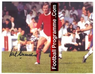Manchester United Pat Crerand Signed Photo