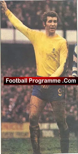Chelsea Peter Osgood Signed Picture 1970