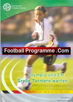 Germany v Wales 2008 - Womens Match in Kassel Germany