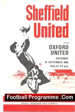 Sheffield United v Oxford United 1968