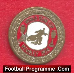 World Team Cup Speedway 1970  Badge Wembley