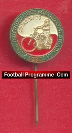 World Speedway Final 1979 Speedway Badge Poland Pin