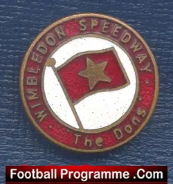Wimbledon Speedway Badge - The Dons