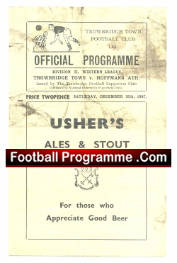 Trowbridge Town v Hoffmann Athletic 1947