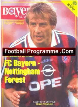Bayern Munich v Nottingham Forest 1996 – UEFA Cup QF