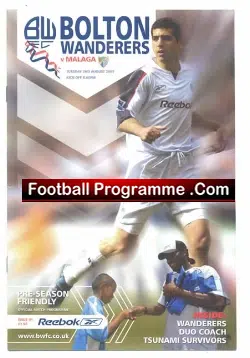 Bolton Wanderers v Malaga 2005 – Pre Season Friendly