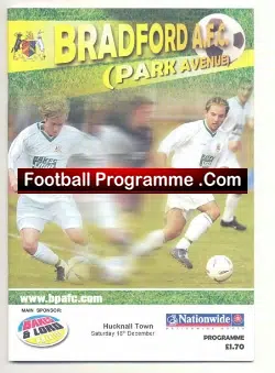 Bradford Park Avenue v Hucknall Town 2004