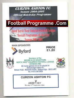 Curzon Ashton v Abbey Hey 2004