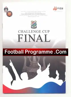 FC United Of Manchester v Curzon Ashton 2007 Cup Final - football programme
