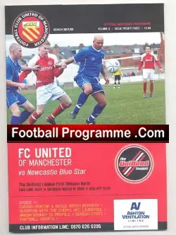 FC United Of Manchester v Newcastle Blue Star 2008