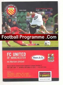 FC United Of Manchester v Norton United 2005 – 1st Season