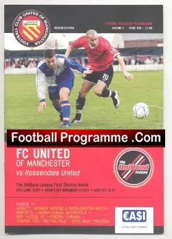 FC United Of Manchester v Rossendale United 2007