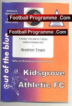 Kidsgrove Athletic v Ilkeston Town 2005