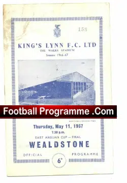 Kings Lynn v Wealdstone 1967 – East Anglian Cup Final