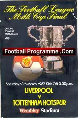 Liverpool v Tottenham 1982 – League Cup Final