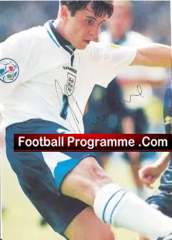 Manchester United Gary Neville Signed Picture 1997