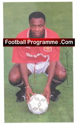 Manchester United Paul Parker Signed Picture 1996 - football memorabilia