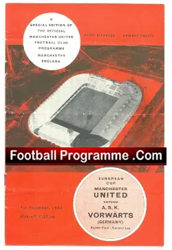 Manchester United v ASK Vorwarts 1965 – Fairs Cup