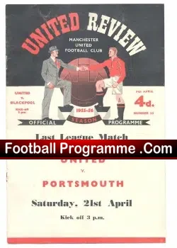 Manchester United v Blackpool 1956 – Champions Decider