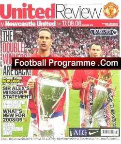Manchester United v Newcastle United 2008