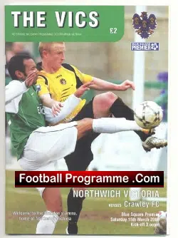 Northwich Victoria v Crawley 2008