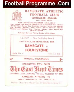 Ramsgate v Folkestone 1964
