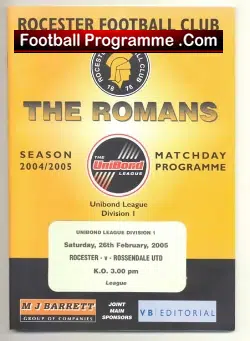 Rochester v Rossendale United 2005