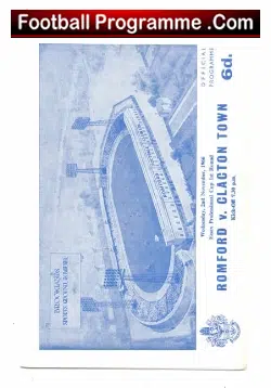 Romford v Clacton Town 1966