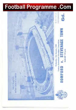 Romford v Stevenage Town 1968