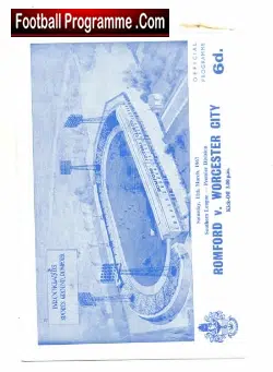 Romford v Worcester City 1967