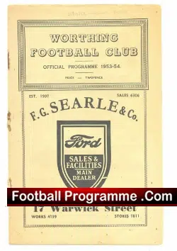 Ron Wood Testimonial Benefit Match Worthing 1953