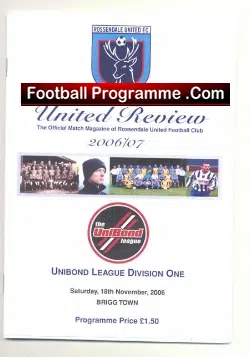 Rossendale United v Brigg Town 2006